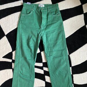 Reformation - green jeans size 27